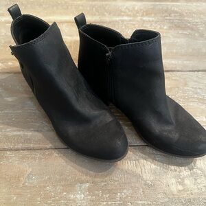 Lucky Brand Black Ankle Booties